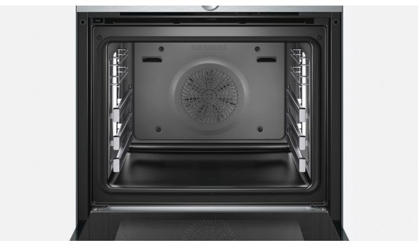 Siemens iQ700 HS658GXS1 - Ovn - med dampfunktion - til indbygning - niche - bredde: 56 cm - dybde: 55 cm - højde: 58.5 cm - med selv-rengøring - Klasse A+ - rustfrit stål