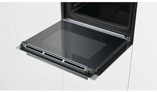 Siemens iQ700 HS658GXS1 - Ovn - med dampfunktion - til indbygning - niche - bredde: 56 cm - dybde: 55 cm - højde: 58.5 cm - med selv-rengøring - Klasse A+ - rustfrit stål