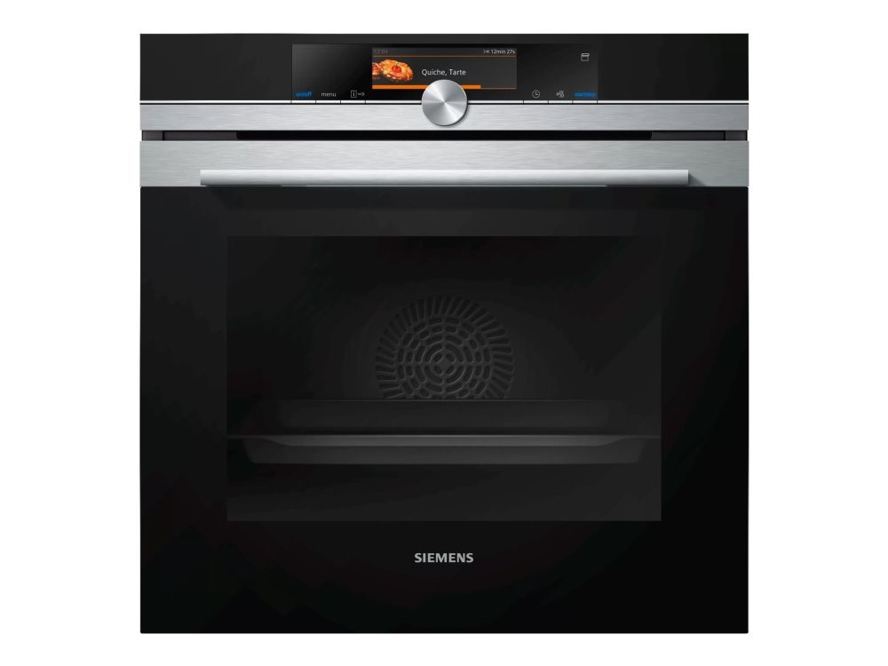 Siemens iQ700 HS658GXS1 - Ovn - med dampfunktion - til indbygning - niche - bredde: 56 cm - dybde: 55 cm - højde: 58.5 cm - med selv-rengøring - Klasse A+ - rustfrit stål