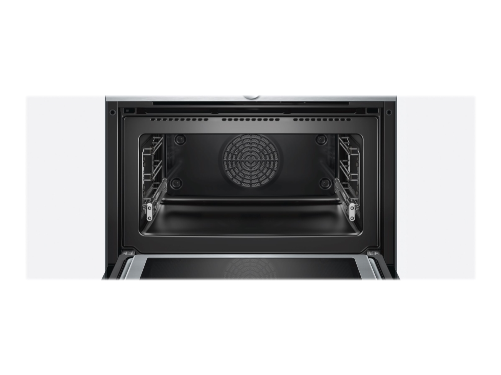 Siemens iQ700 CM678G4S1 - Kombinationsovn - til indbygning - niche - bredde: 56 cm - dybde: 55 cm - højde: 45 cm - med selv-rengøring - rustfrit stål