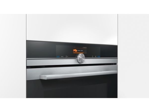Siemens iQ700 HB636GBS1 - Ovn - til indbygning - niche - bredde: 56 cm - dybde: 55 cm - højde: 58.5 cm - med selv-rengøring - Klasse A+ - rustfrit stål