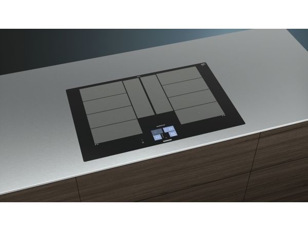 Siemens EX801KYW1E, Sort, Indbygget, Zone induktionskogeplade, Keramisk, 4 zone(s), 4 zone(s)