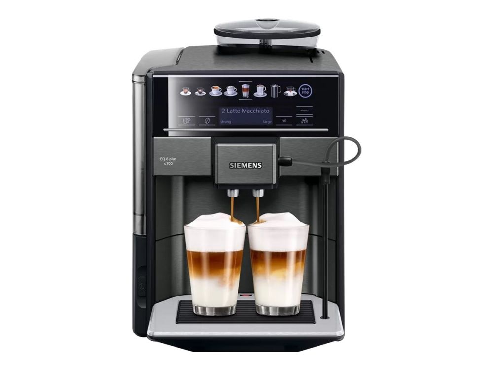 Siemens TE657319RW EQ.6 plus s700 Blacksteel - Espressomaskine