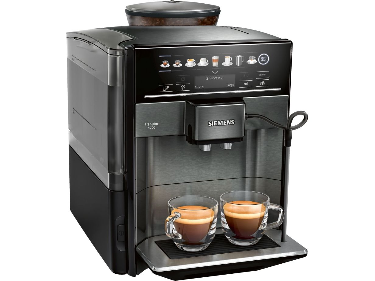 Siemens TE657319RW EQ.6 plus s700 Blacksteel - Espressomaskine