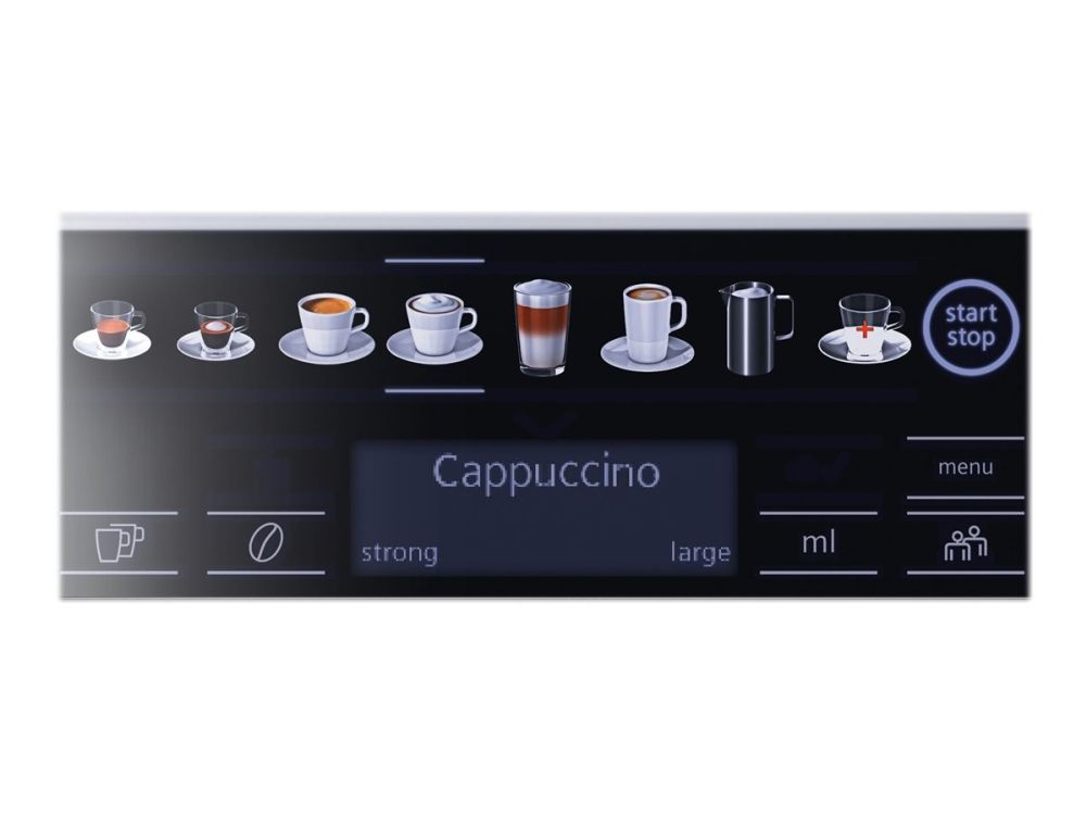 Siemens EQ.6 plus s300 TE653311RW - Automatisk kaffemaskine med mælkeskummer - 15 bar - sølv billede 4