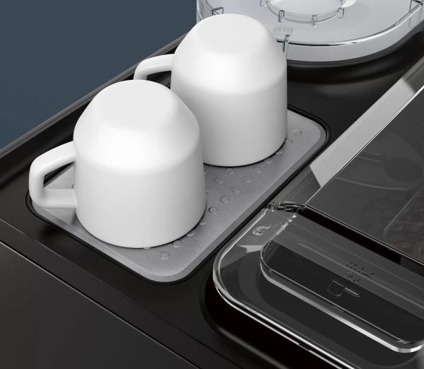 Siemens EQ.500 TQ507R03, Espressomaskine, 1,7 L, Kaffebønner, Malet kaffe, Indbygget kværn, Sort, Rustfrit stål