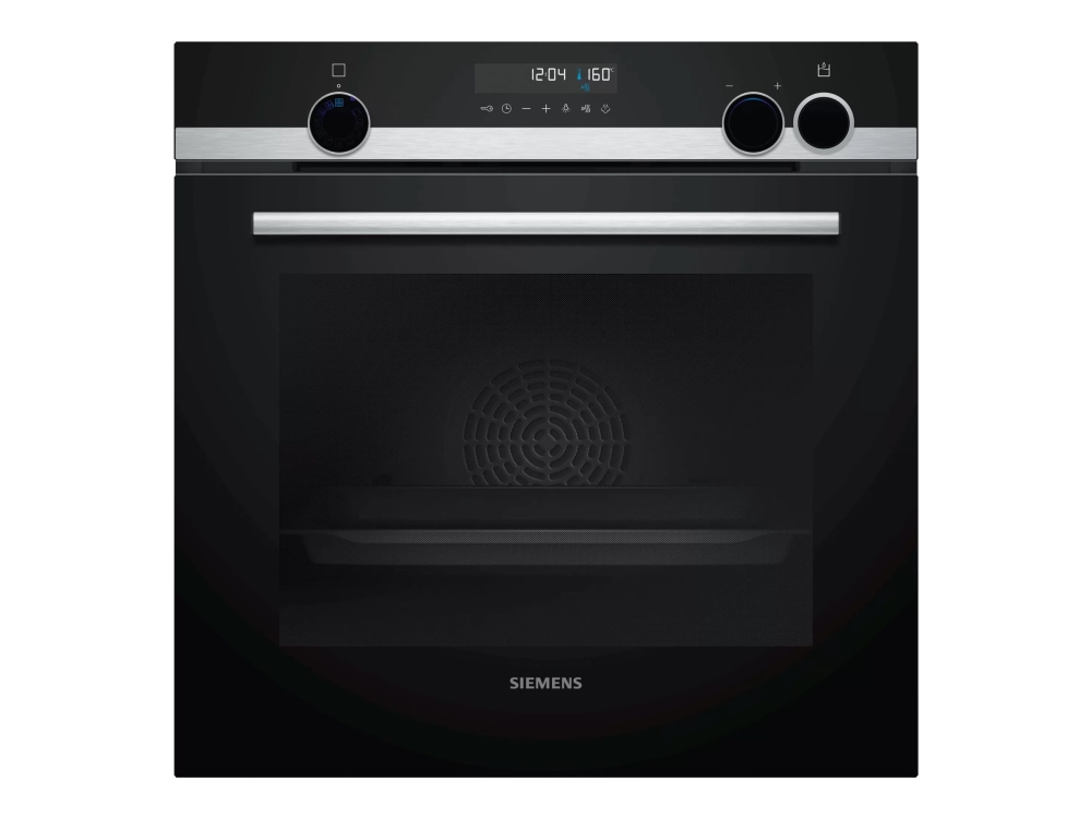 Siemens iQ500 HR538ABS1 - Ovn - med dampfunktion - til indbygning - niche - bredde: 56 cm - dybde: 55 cm - højde: 58.5 cm - med selv-rengøring - Klasse A - rustfrit stål
