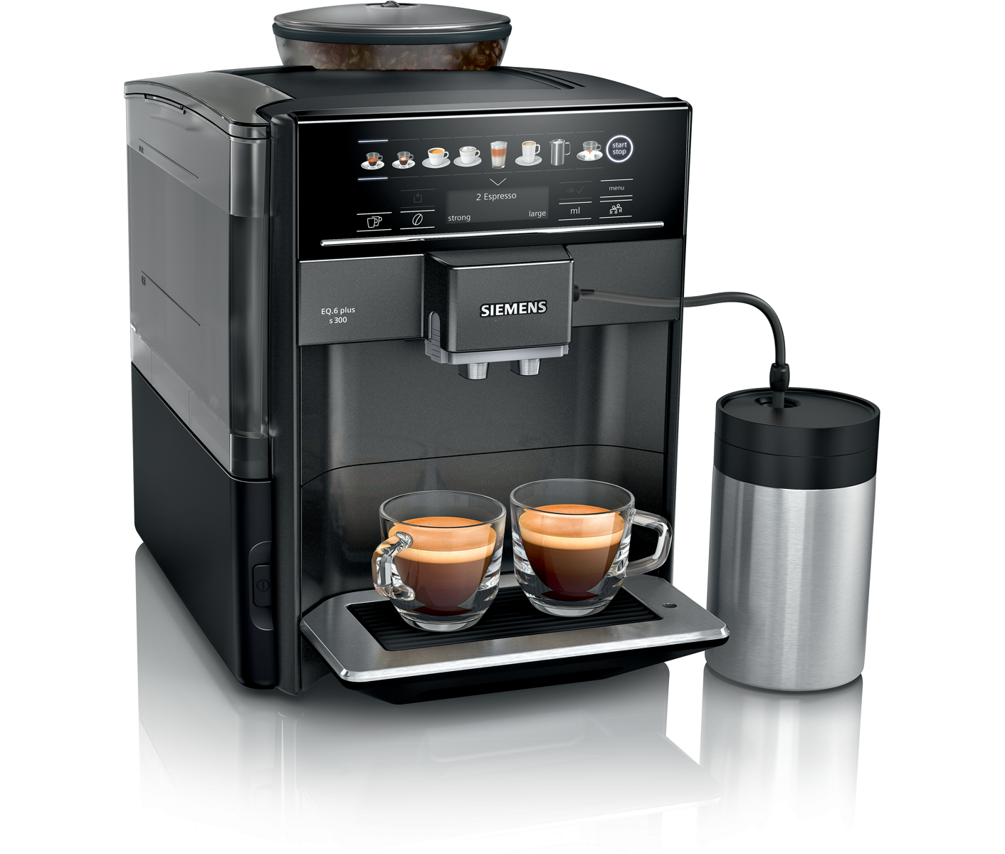 Siemens TE653M19RW Fuldautomatisk Kaffemaskine Espressomaskine