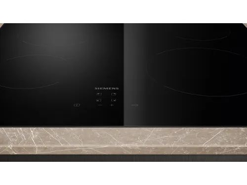 Siemens iQ100 ET61RBEA1E, Sort, Indbygget, 60 cm, Keramisk, 4 zone(s), 4 zone(s)