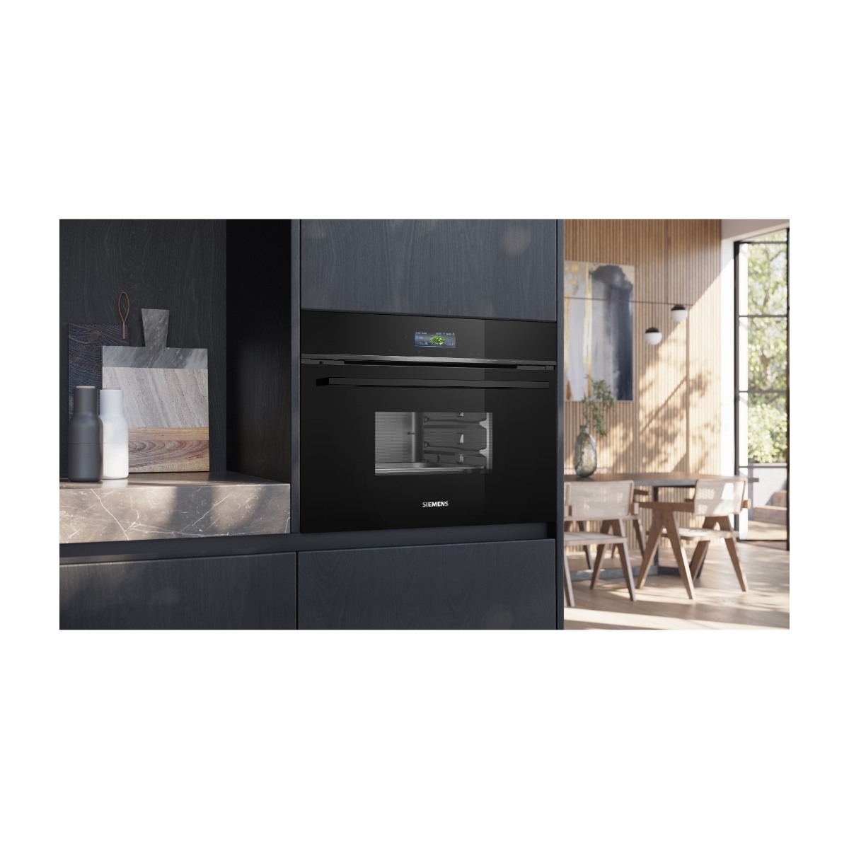 Siemens iQ700 CD714GXB1 kompakt dampovn billede 8