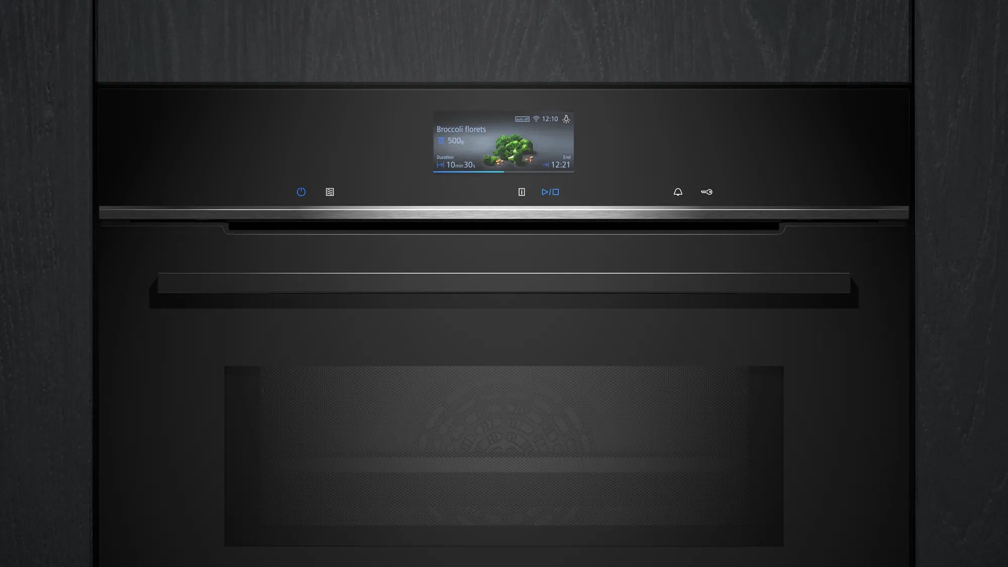 Siemens iQ700 CM776G1B1, Medium, Elektrisk ovn, 45 L, 3600 W, 45 L, 30 - 300 °C billede 2
