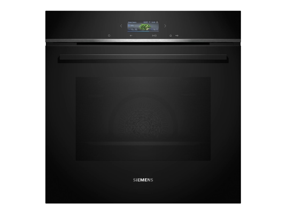 Siemens iQ700 HB734G1B1 - Ovn - til indbygning - Wi-Fi - niche - bredde: 56 cm - dybde: 55 cm - højde: 58.5 cm - med selv-rengøring - Klasse A+ - sort/rustfrit stål