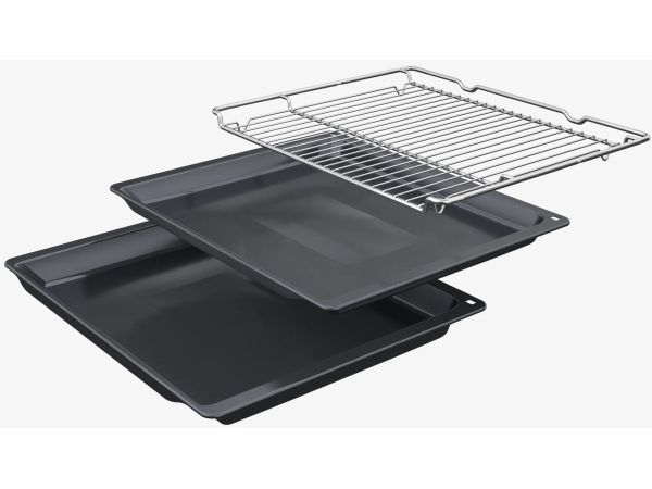 Siemens iQ700 HB774G1B1 - Ovn - til indbygning - Wi-Fi - niche - bredde: 56 cm - dybde: 55 cm - højde: 58.5 cm - med selv-rengøring - Klasse A+ - sort/rustfrit stål