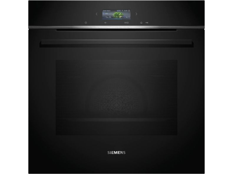 Siemens iQ700 HB774G1B1 - Ovn - til indbygning - Wi-Fi - niche - bredde: 56 cm - dybde: 55 cm - højde: 58.5 cm - med selv-rengøring - Klasse A+ - sort/rustfrit stål