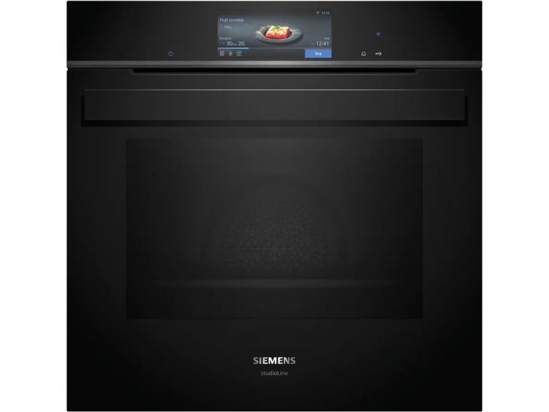 Siemens iQ700 HB978GMB1, Medium, Elektrisk ovn, 71 L, 71 L, 30 - 300 °C, Hydrolytisk + pyrolytisk
