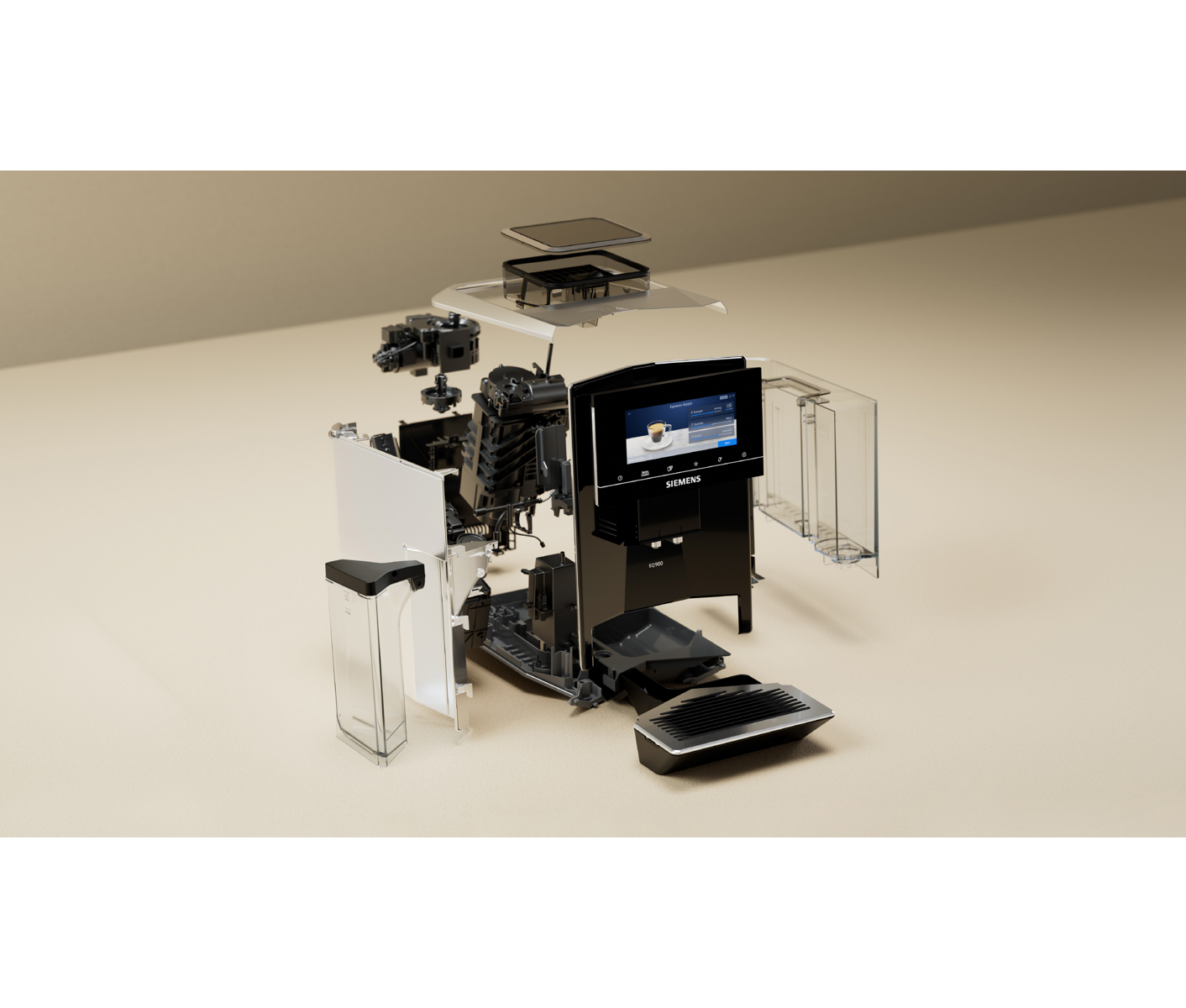 Siemens TQ903R09 Eq900 Espress Espressomaskine billede 7