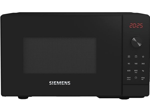Siemens iQ300 FE023LMB2 - Mikrobølgeovn med grill - 20 liter - 800 W - sort/rustfrit stål