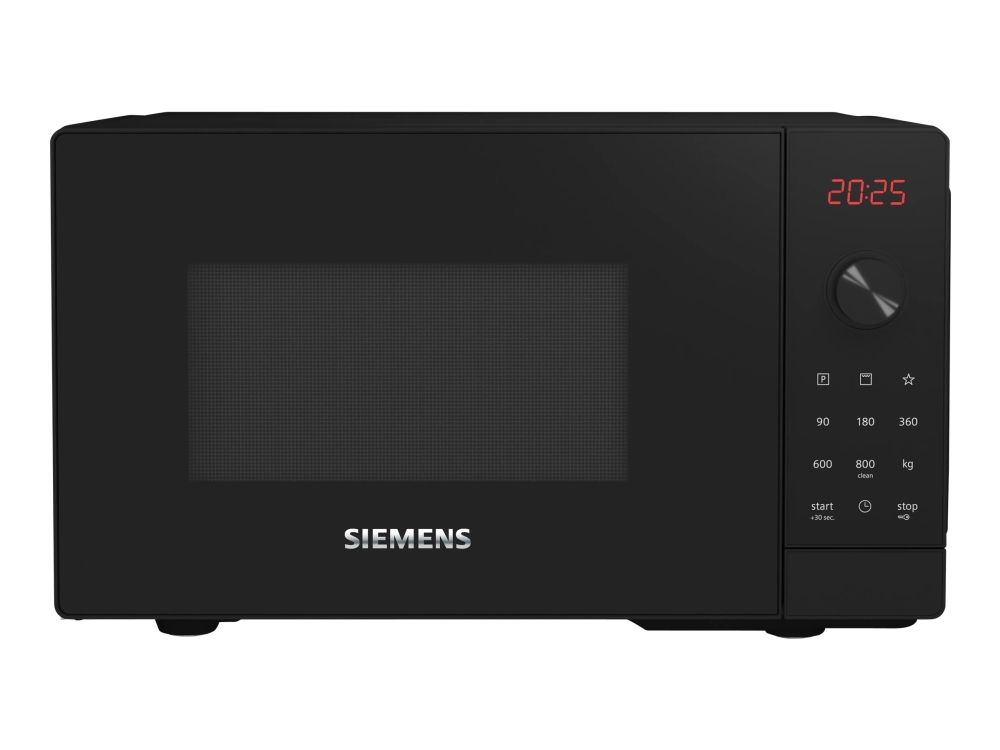 Siemens iQ300 FE023LMB2 - Mikrobølgeovn med grill - 20 liter - 800 W - sort/rustfrit stål