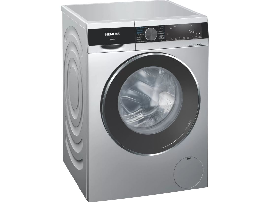 Siemens iQ500 WN54G1X0 - Vaske-/ tørremaskine - højde: 85 cm - frontbetjening - 70 liter - 10 kg - 1400 rpm - sølv billede 2