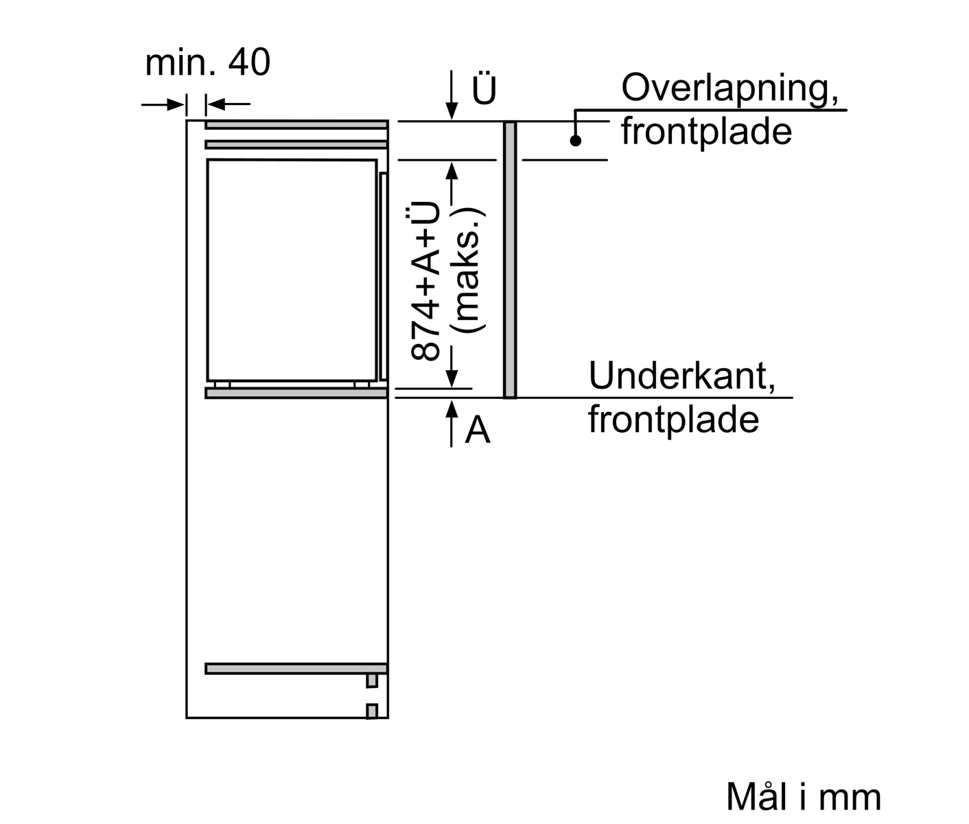 Siemens KI22LVFE0 Integrerbart Køleskab billede 4
