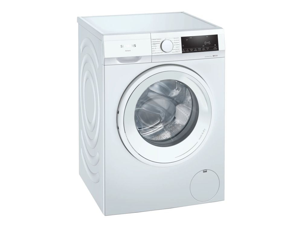 Siemens iQ300 iSensoric WN34A141 - Vaske-/ tørremaskine - højde: 85 cm - frontbetjening - 60 liter - 9 kg - 1400 rpm - hvid