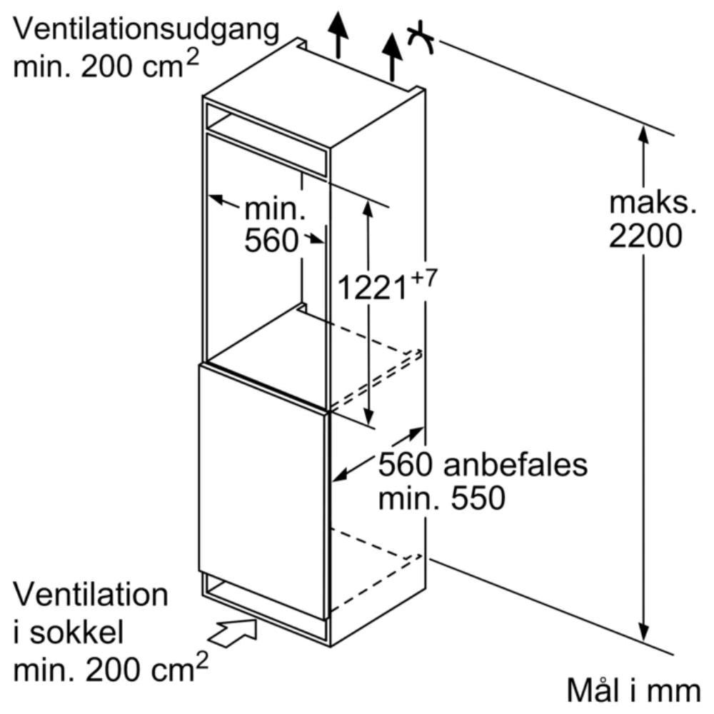 Siemens KI41RADD1 Integrerbart billede 6