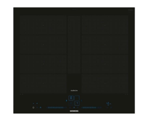 Siemens iQ700 EX677NYV6E, Sort, Indbygget, 60 cm, Zone induktionskogeplade, Keramisk, 4 zone(s)