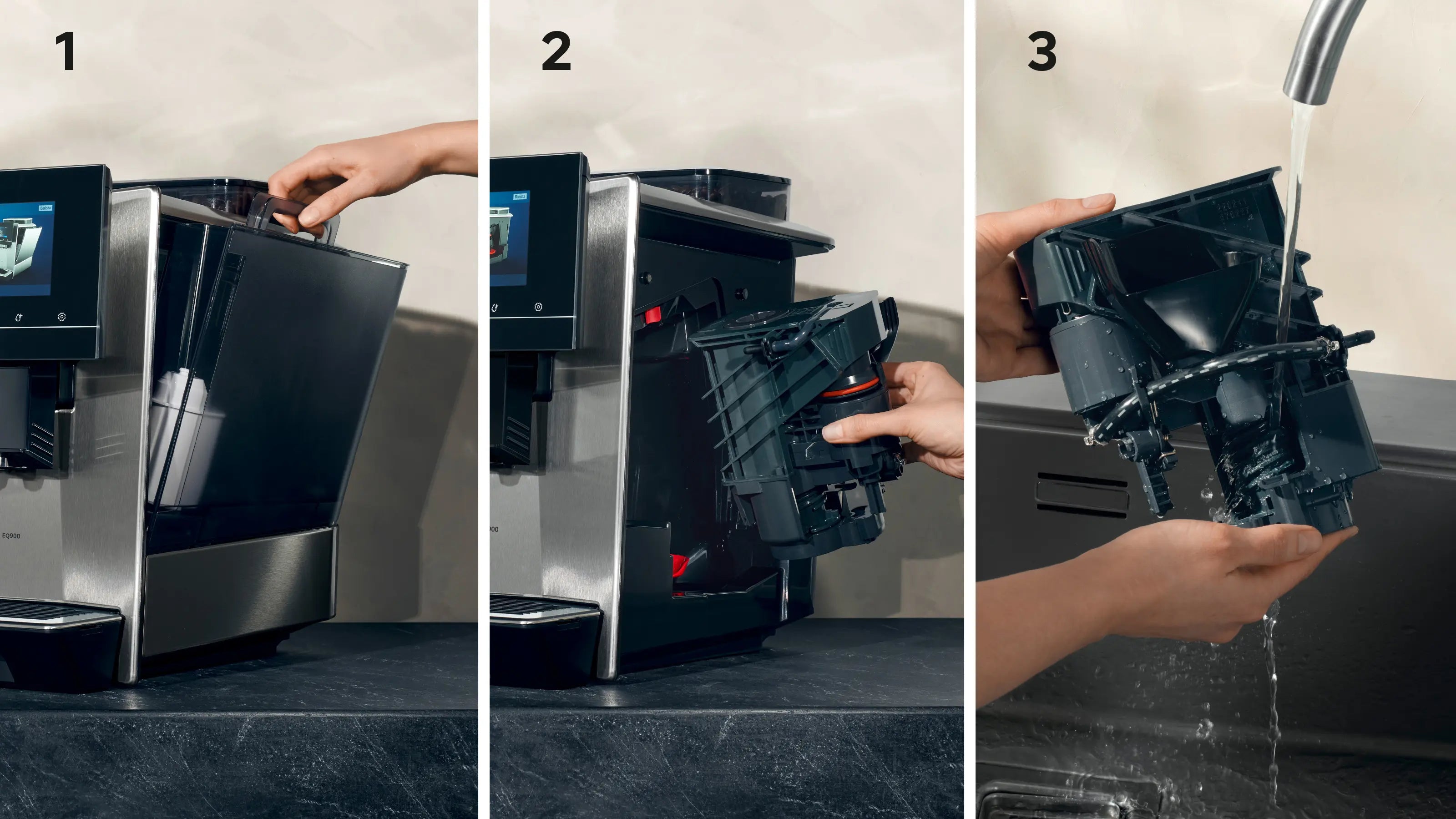 Siemens TQ903RZ3 EQ900 plus fuldautomatisk espressomaskine billede 9
