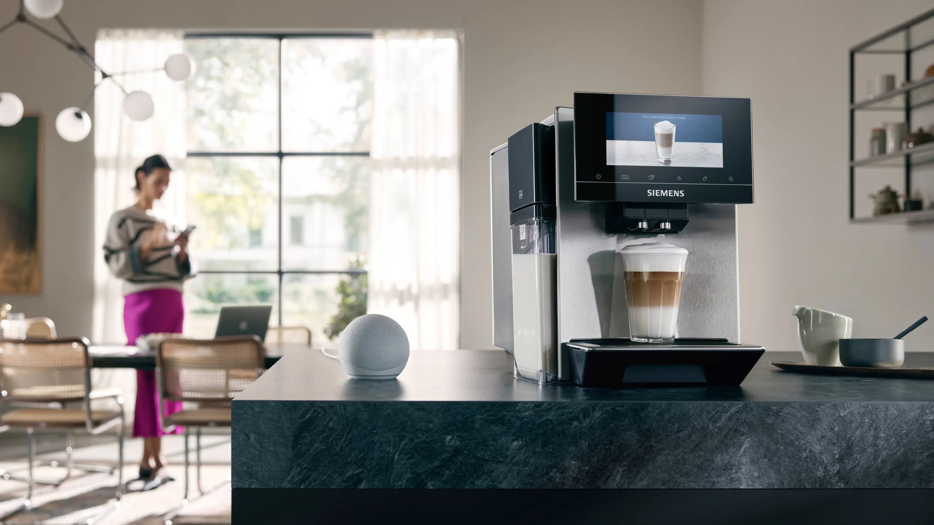 Siemens TQ903RZ3 EQ900 plus fuldautomatisk espressomaskine billede 4
