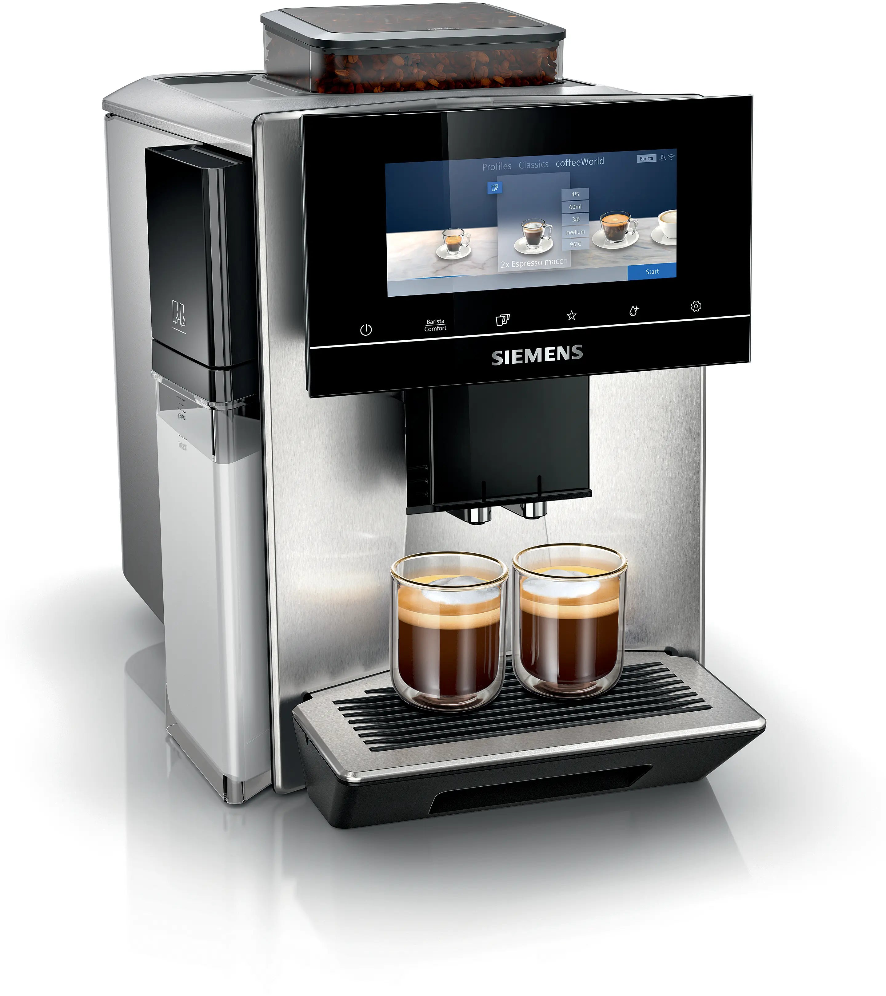 Siemens TQ903RZ3 EQ900 plus fuldautomatisk espressomaskine billede 1