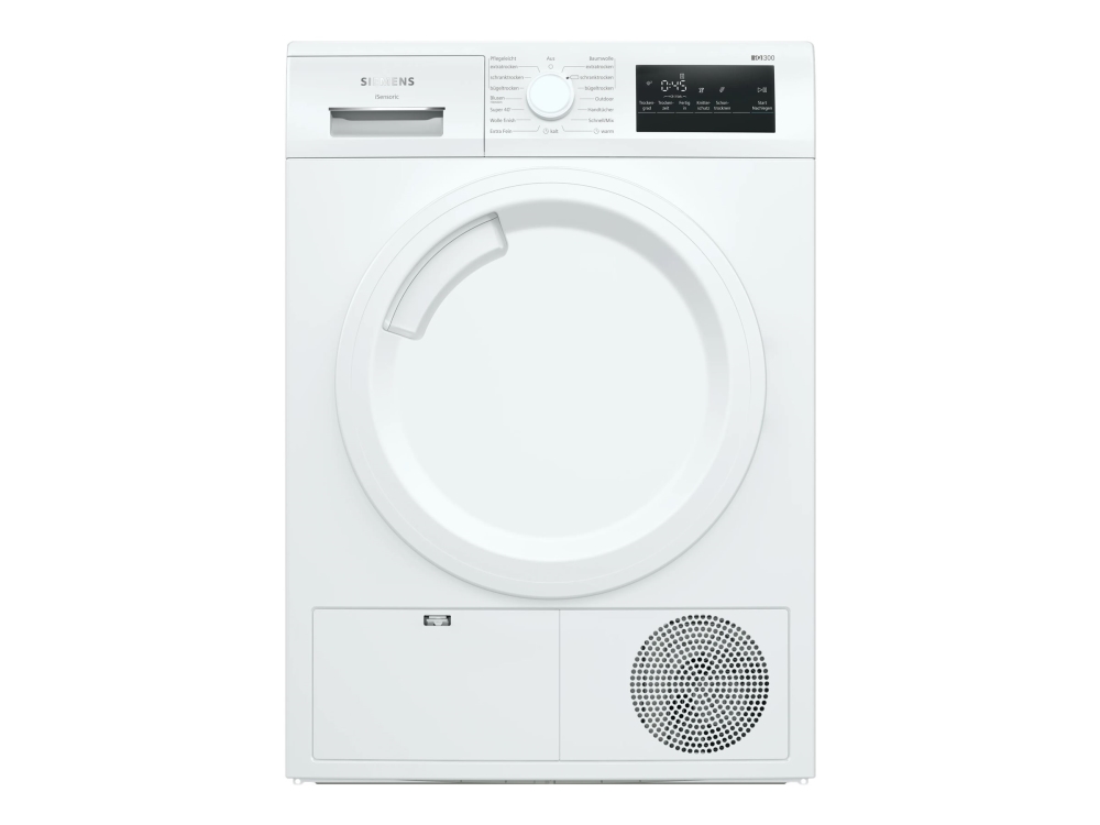 Siemens iQ300 WT43HV03 - Tørremaskine - højde: 85 cm - frontbetjening - hvid