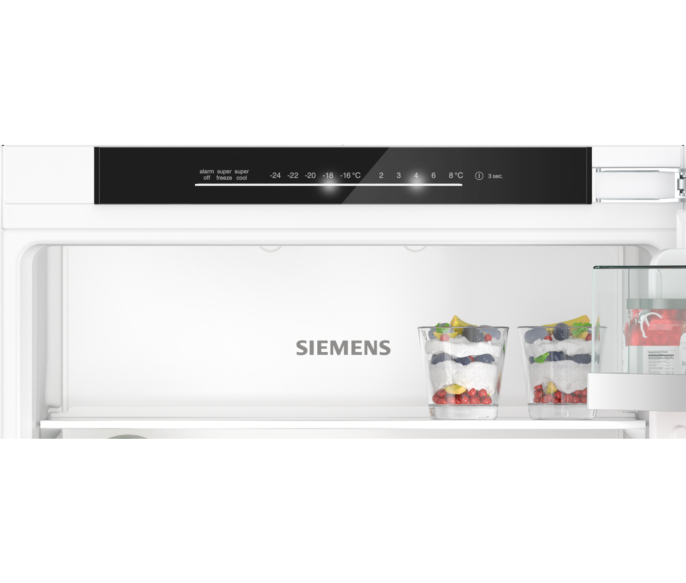 Siemens KI86NADD0 Iq500  Integreret Køle-fryseskab billede 9