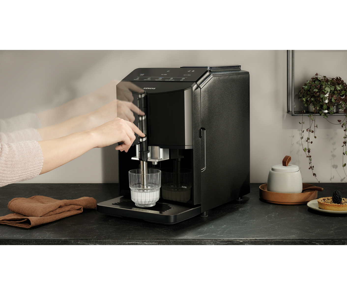 Siemens Eq300 Espressomaskine TF301E09 Espressomaskine billede 5