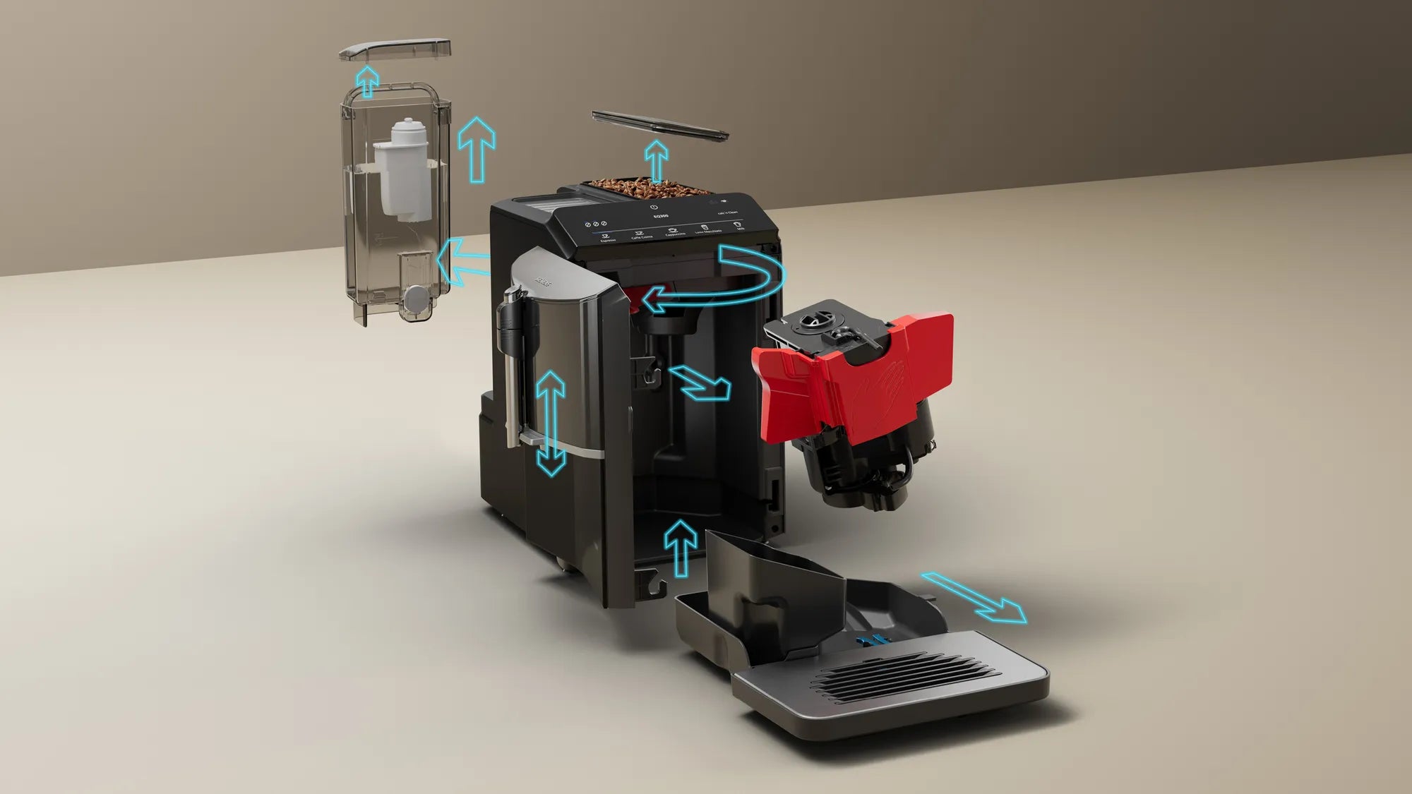 Siemens TF301E19 Espressomaskine billede 8
