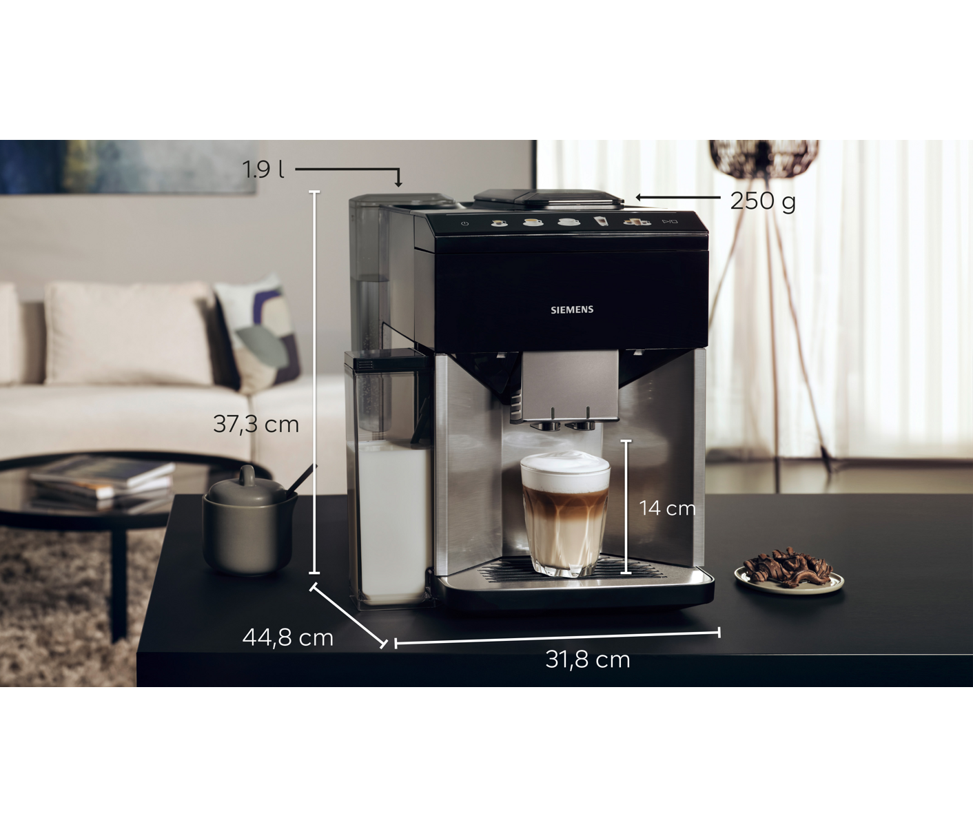 Siemens TQ517R03 Eq.500 Espressomaskine