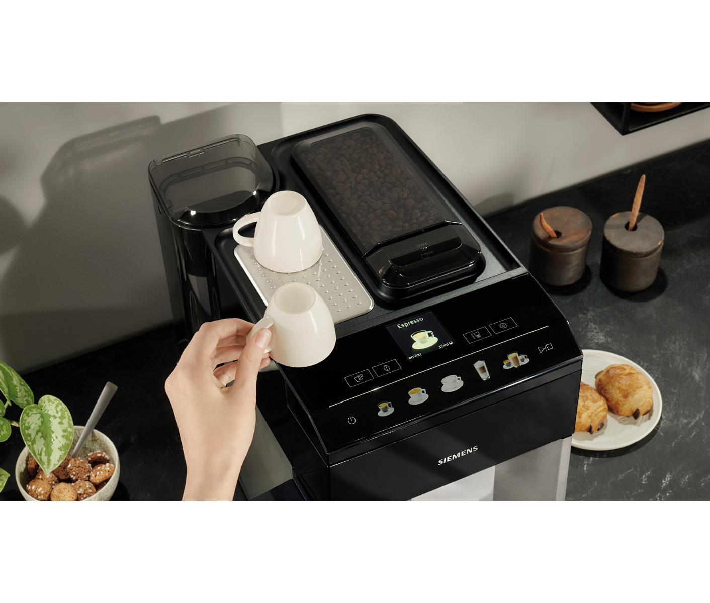 Siemens TQ517R03 Eq.500 Espressomaskine