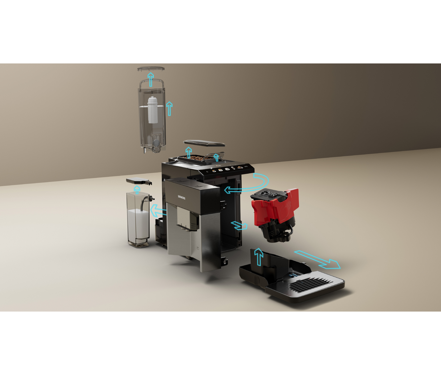 Siemens TQ517R03 Eq.500 Espressomaskine