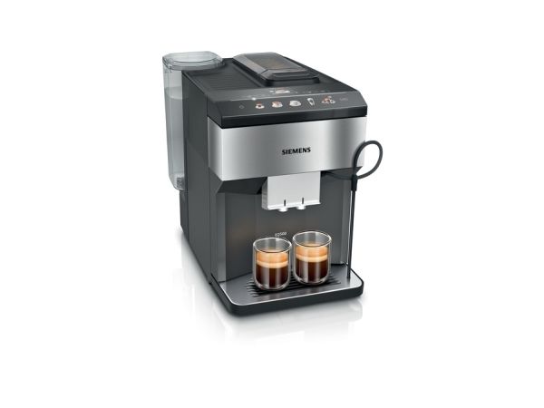 Siemens EQ.500 TP516DX3, Espressomaskine, 1,9 L, Kaffebønner, Indbygget kværn, 1500 W, Sort, Rustfrit stål