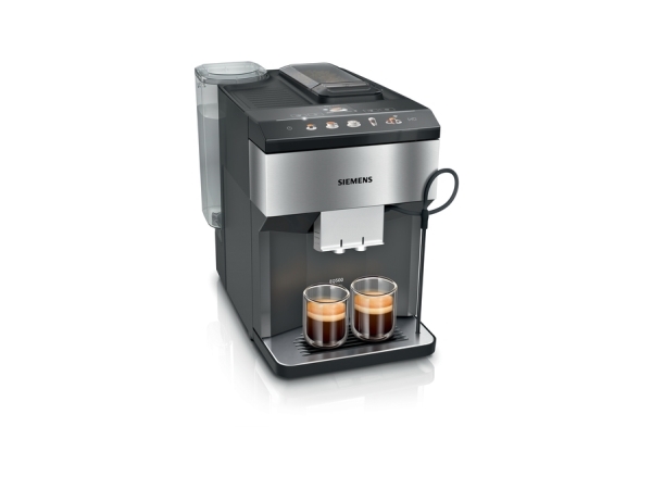 Siemens EQ.500 TP516DX3, Espressomaskine, 1,9 L, Kaffebønner, Indbygget kværn, 1500 W, Sort, Rustfrit stål