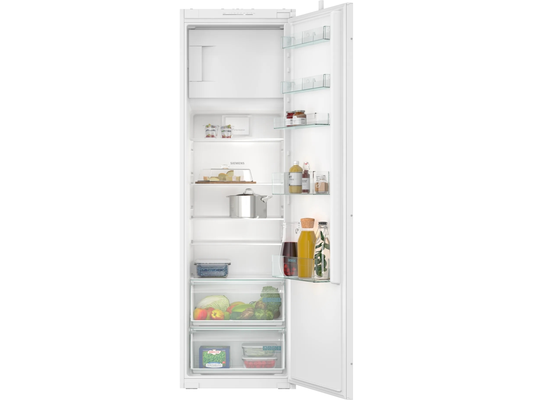 Siemens iQ100 KI82LNSE0, 280 L, Indbygget, E, 35 dB, SN-ST, 2,5 kg/24t