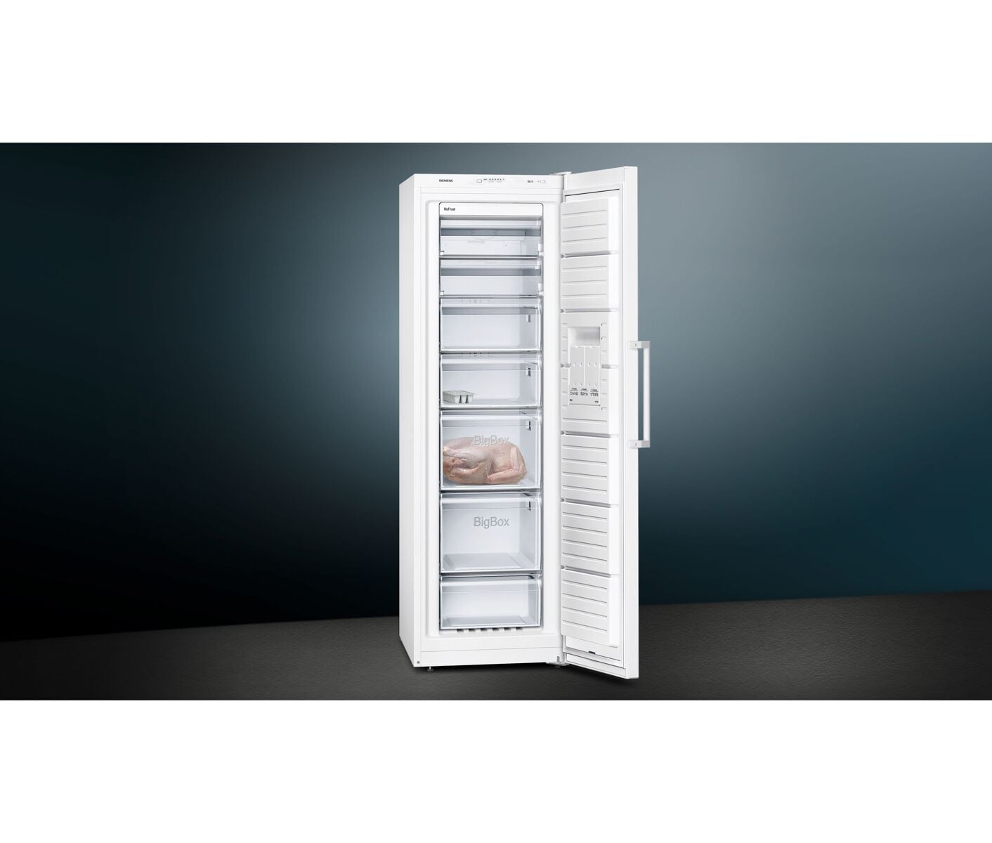 Siemens GS36NVWEV Fritstående fryseskab