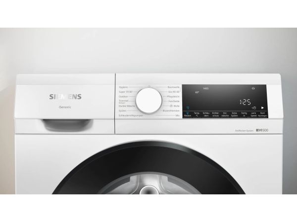 Siemens - Vaskemaskine - Niche - bredde: 60 cm - højde: 85 cm - frontbetjening - 8 kg - 1400 rpm