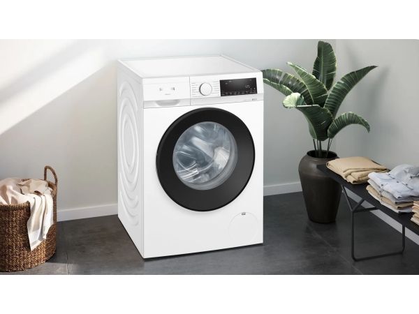 Siemens - Vaskemaskine - Niche - bredde: 60 cm - højde: 85 cm - frontbetjening - 8 kg - 1400 rpm