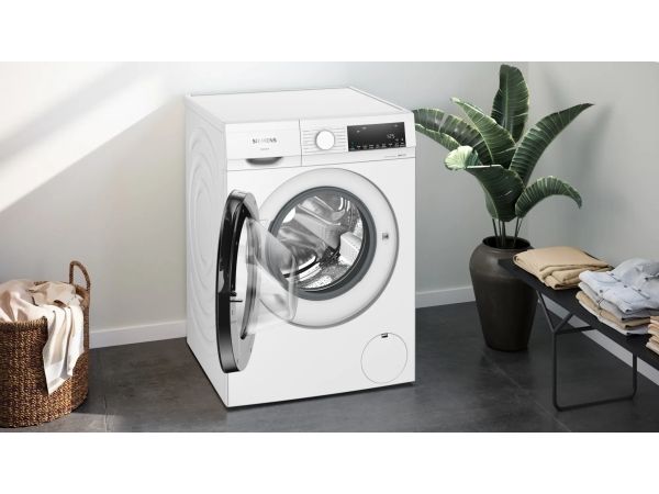 Siemens - Vaskemaskine - Niche - bredde: 60 cm - højde: 85 cm - frontbetjening - 8 kg - 1400 rpm