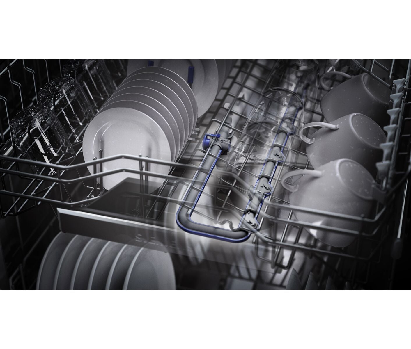 Siemens SN65ZX07CE Iq500 C Integrerbar Opvaskemaskine billede 6