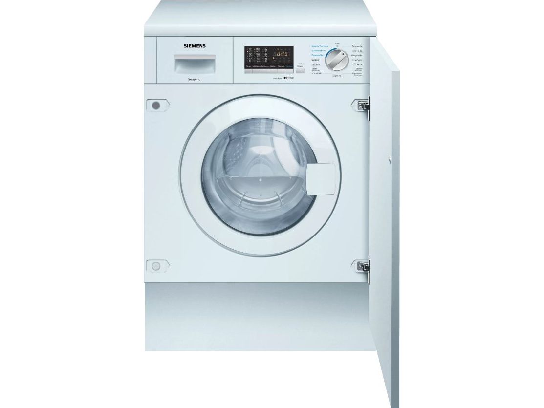 Siemens - Vaske-/ tørremaskine - højde: 85 cm - frontbetjening - 7 kg - 1400 rpm