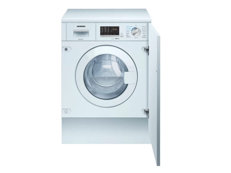 Siemens - Vaske-/ tørremaskine - højde: 85 cm - frontbetjening - 7 kg - 1400 rpm