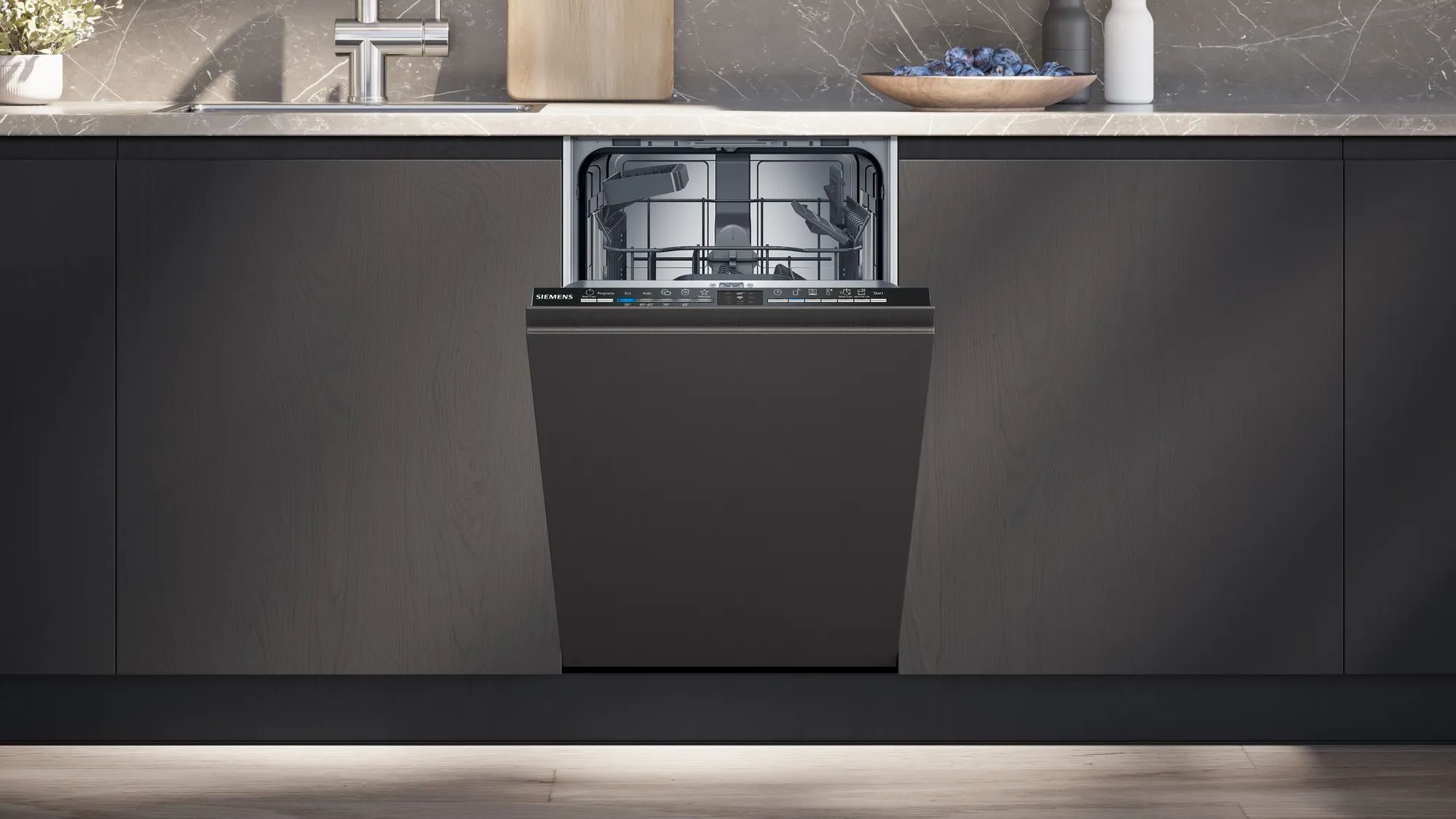 Siemens SR61HX16KE - Opvaskemaskine - Sort billede 2