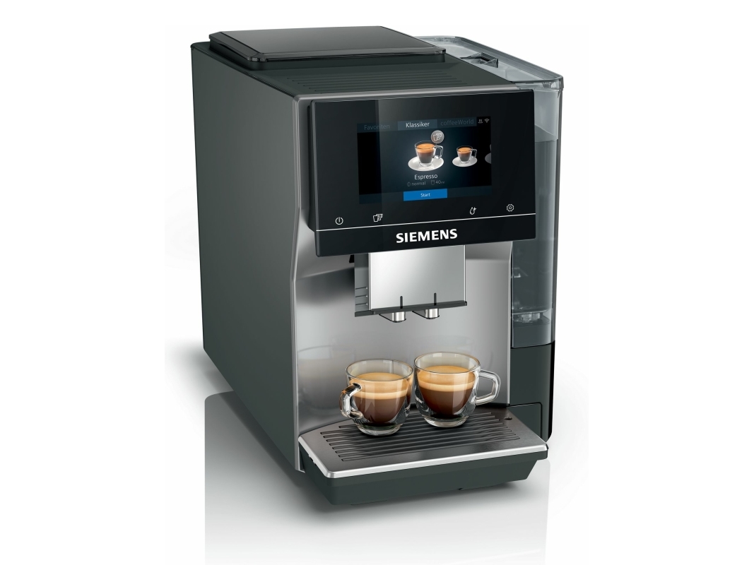 Siemens EQ.700 TP715D01, Espressomaskine, 2,4 L, Kaffebønner, Indbygget kværn, 1500 W, Grå