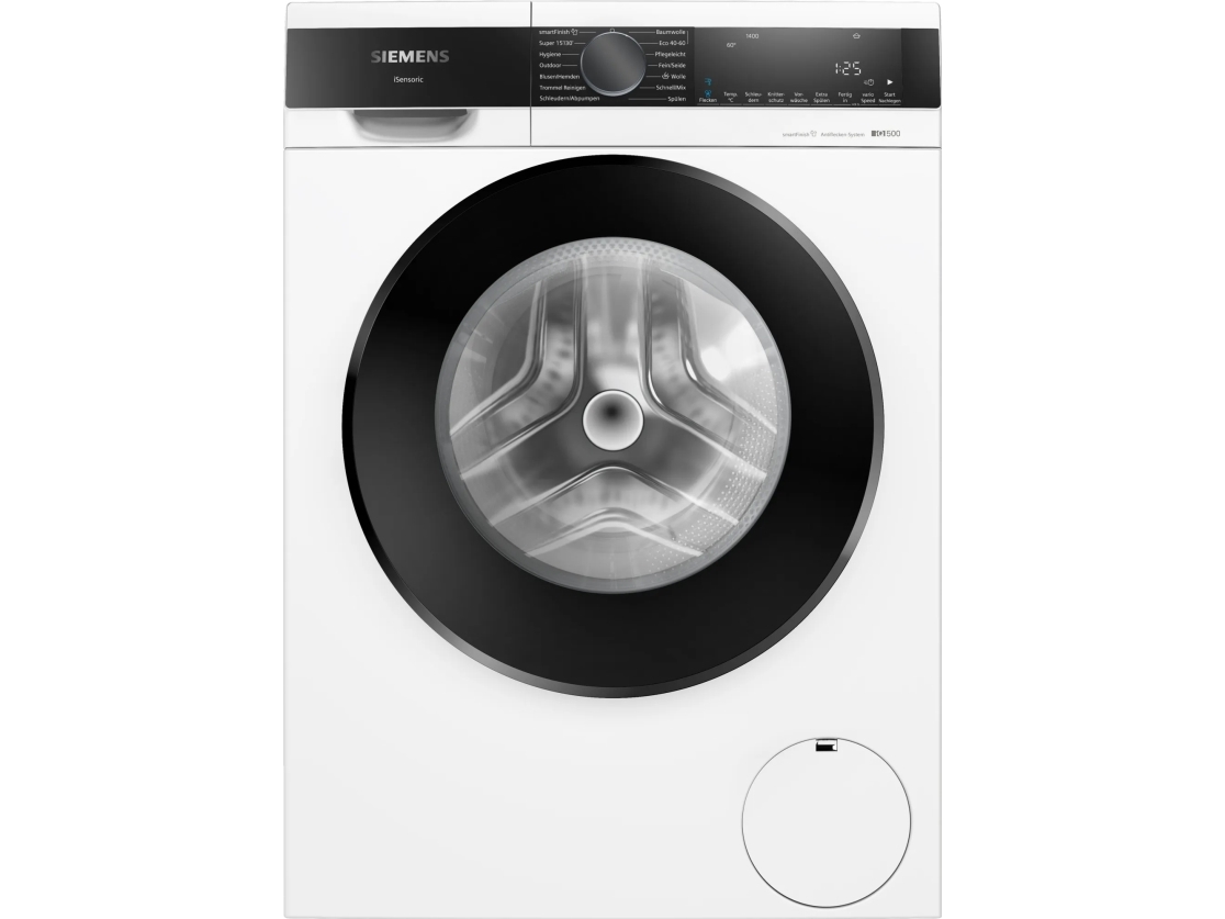 Siemens - Vaskemaskine - højde: 85 cm - frontbetjening - 9 kg - 1400 rpm